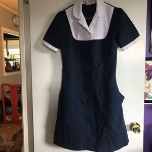 Navy Waitress Dress size 8